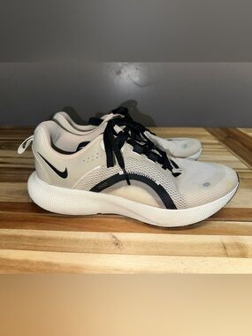 Nike Womens React Escape Run 2 Sandrift Black Running Shoes DJ9976-100 Size 9